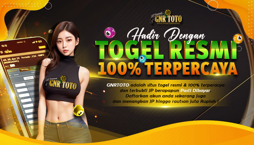 gnrtoto togel resmi toto 4D hadiah terbesar